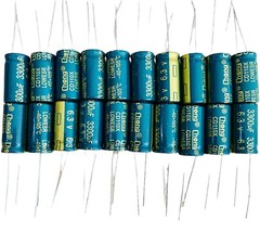 3300uF 6.3V Electrolytic Capacitors Green 6.3V 3300uF Volume 10×20 mm Choose Qty