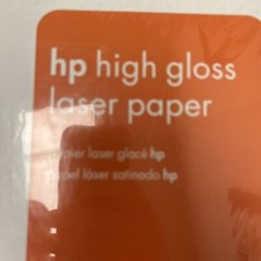 HP High Gloss Laser Paper 11″X17″ 95 Brightness 32 Lb 200 sheets