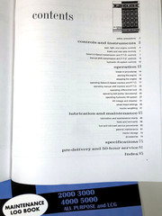 Ford 2000 3000 4000 5000 Tractor Operators Owners Manual All Purpose Lcg W/ Log