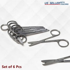 6 Pcs Suture Removal Littauer Spencer Stitch Scissors 3.5″ Cutting Surgical