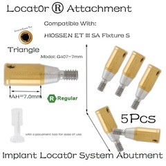 Implant Locat0r System Abutment 1-7.0mm GH For HIOSSEN ET III SA Ø3.7 Standard