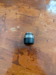 U.S. SELLER 1pc 810 DRIP TIP SILVER/BLK BILLET ALUMINUM NOZZLE Industrial Use