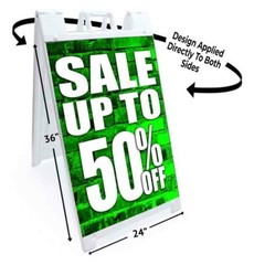 Sale Up To 50% Off Signicade 24×36 A Frame Sidewalk Sign Double Sided