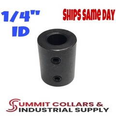 1/4” I.D. RIGID COUPLING SHAFT SET SCREW BLACK OXIDE FINISH (1 PC) SCR-1/4