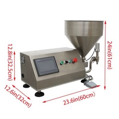 Open Box! 110V 5-50000ml Gear Pump Paste Liquid Filling Machine w/Touch Screen