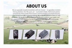 AgriOtter 2 in 1 Electric Fence Energizer Charger Plug-in & 12V Battery EFE-251