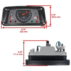 Caltric C7NN10849C C7NN6051R 81816896 81818095 Instrument Gauge Cluster For Ford