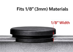 10 Pack Blank Hole Sealing Rubber Grommets Fits 1″ Hole with 1/8″ Groove