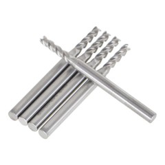5 PCS 3/32″ 4 Flute Carbide End Mill 1-1/2″ Overall Length 3/8″ LOC New