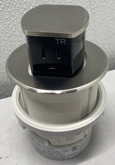 Hubbell 15A 125V Tamper Resistant Pop-Up Countertop Receptacle RCT200NI