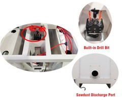 Dust-free Woodworking Hinge Drilling Machine Boring Machine110V 45-9.5 3400r/min