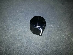 Alco Knob KPN-700B1/4 Black Anodized Aluminum 1/4 ” Shaft