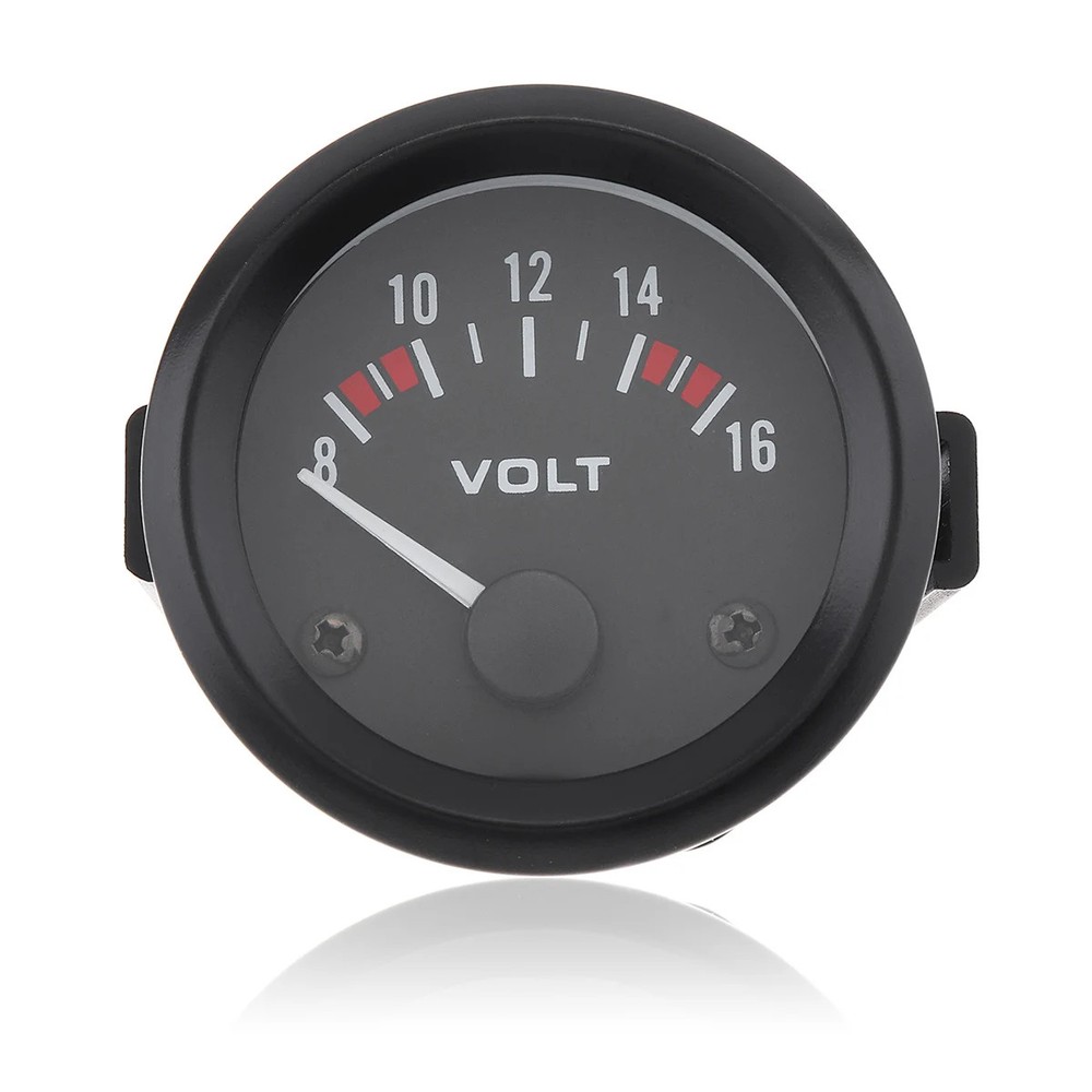 New 12V 2″ 52MM 60-0-60 AMP Ammeter Gauge Meter with LED Backlight Mount bracket