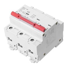 AC/DC MCB Mini Circuit Breaker 1/2/3P Type C 6 10 16 25 32 40 63 80 100 125Amp