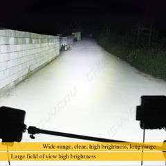 4pcs White 6000K LED Upper Cab Light Lamp For Deere 6200, 6300, 6400, 6500