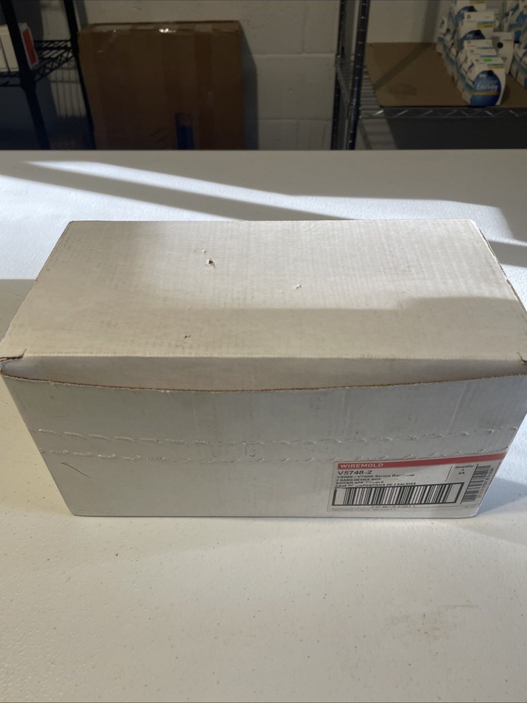 Wiremold Legrand Box Of 5 V5748-2 V500 | V700 Series Raceway 2 Gang Device Boxes