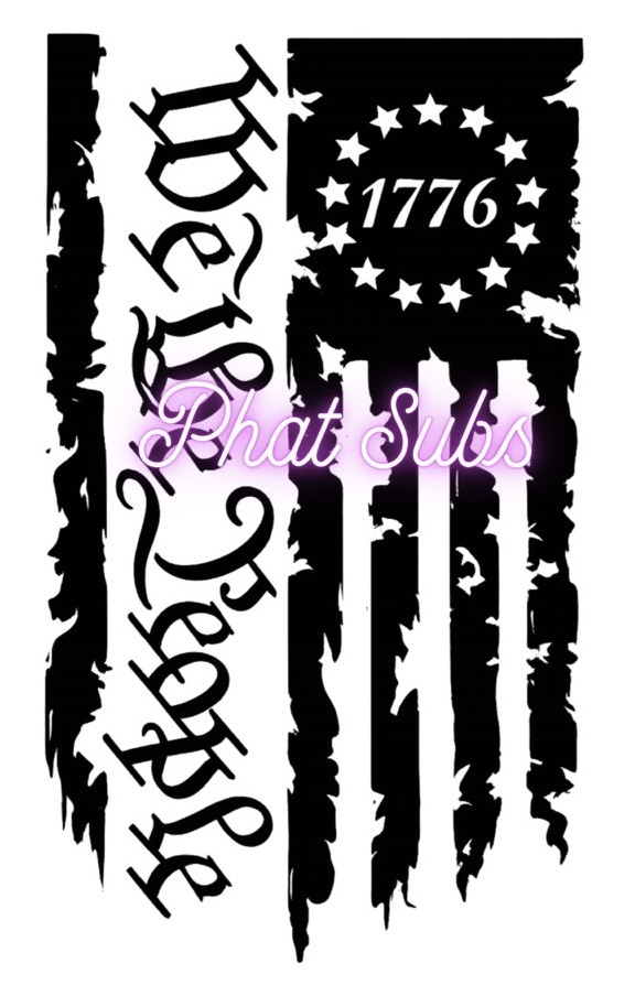 Sublimation Print We The People Flag Ready To Press Heat Transfer