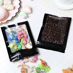 Resealable Smell Proof Bags Clear Zip Food Storage Bag lock Foil Mylar Pouch