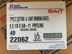 SAIT | 22062 | Cut-Off & Grinding Wheel Type 27 | 9″ X 1/8″ X 5/8″-11 | 10 PACK