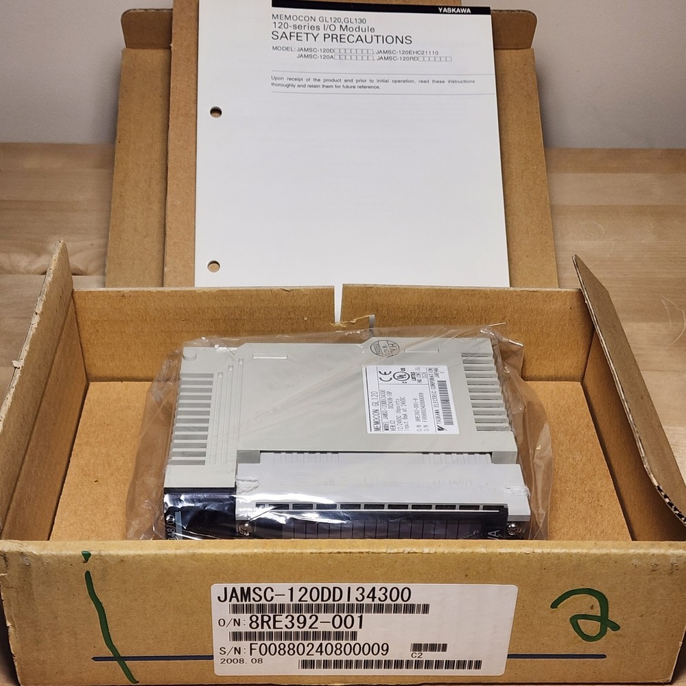 Yaskawa JAMSC-120DDI34300 Memocon GL120 16-Point Input Module 12/24VDC