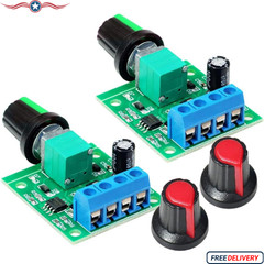 2pcs PWM Low Voltage Motor Speed Controller DC 1.8V 3V 5V 6V 12V 2A 1803BK 18…