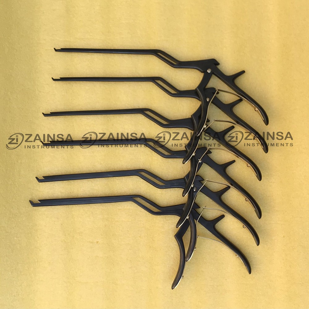 Kerrison Bayonet Bone Spine Rongeur, German Orthopedic Instruments Set of 6 PCs