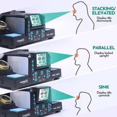 YIHUA 982D-III Precision Soldering Station and Tweezers For Microscope Soldering