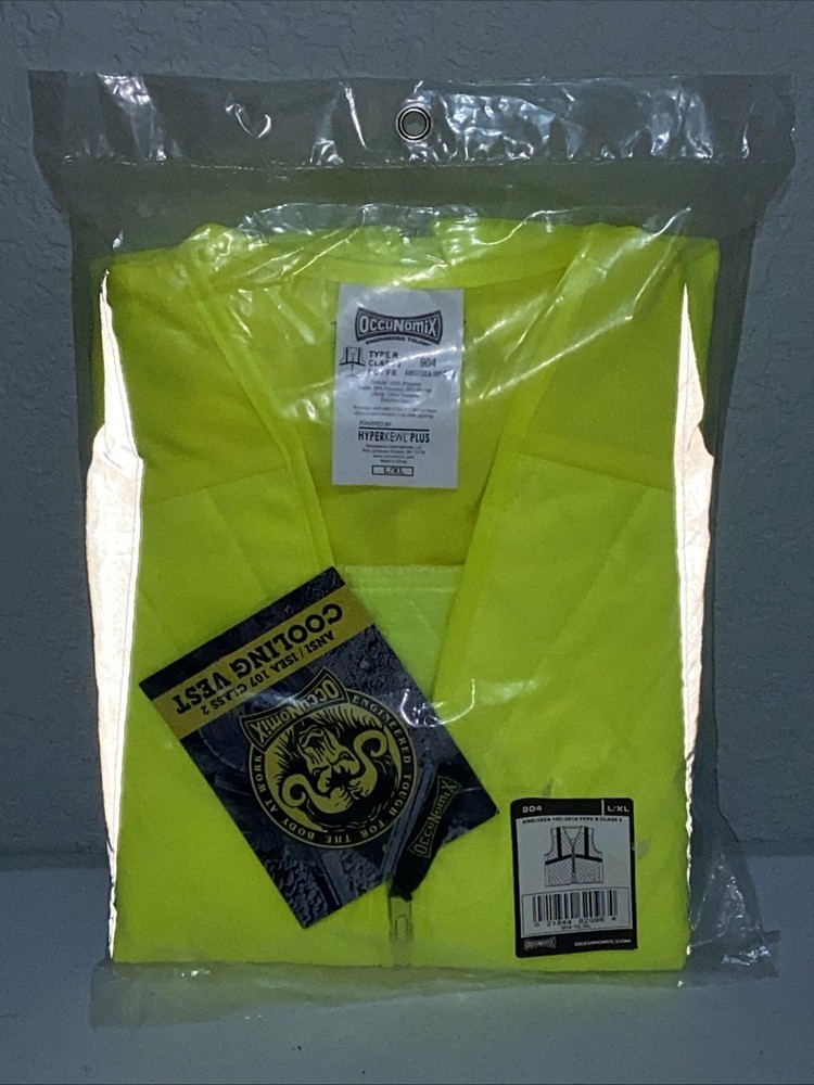 OccuNomix Cooling Vest Size L/XL Large Extra Large ANSI ISEA 107 Class 2 NEW