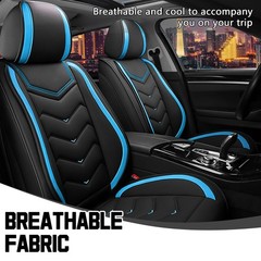 Honda CR-V Hybrid 2020-2026 Sport Nappa Leather Seat Covers Black Blue 2-Seat
