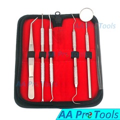 5Pcs/set Stainless Dentist Tools Hygiene Cleaning Tooth Dental Pick Kit Pr-456
