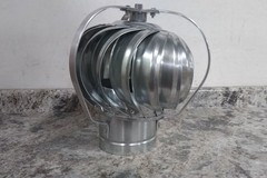Empire TV06G 6 In Throat Diameter Wind-Driven Turbine Exhaust Ventilator (BW)