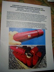 STURDY TRANSPORT CANISTER FOR GEIGER COUNTER PANCAKE PROBE 44-9 ; $22.00 + S/H