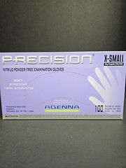Adenna Precision Nitrile Gloves X Small Powder Free 10 Boxes with 100 Gloves Ea