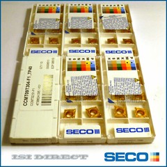 CCMT 32.51 3251 F1 TP40 SECO *** 10 INSERTS *** FACTORY PACK ***