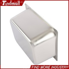 Findmall 2 Pack Hotel Pans 1/2 Size 6″ Deep Stainless Steel Steam Table with Lid