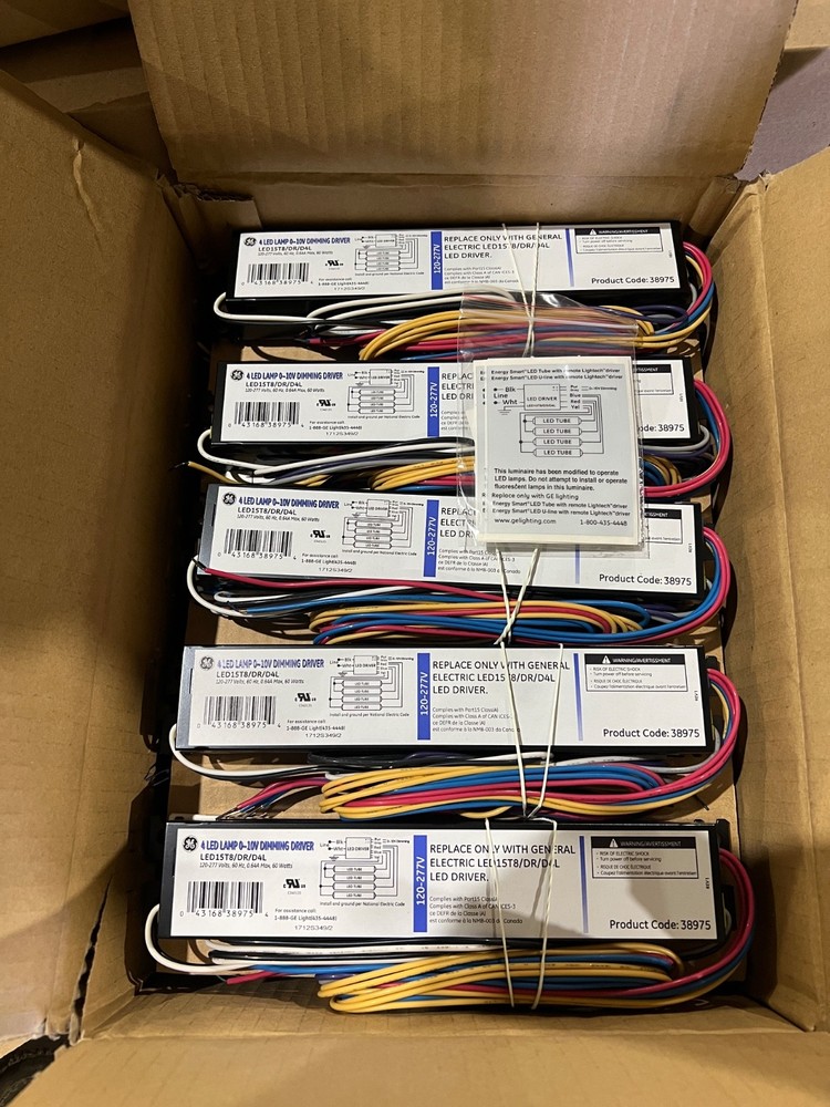 LED15T8/DR/D4L 4 BULB LED DIMMING DRIVER BOX OF 14 FREE SHIPPING