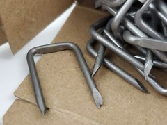 Lot of 2 Boxes of 100 Topaz Cat # 183 Cable Staples 1″ x 1/2″