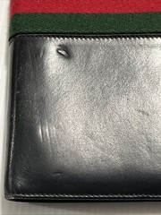Vintage 1993 GUCCI 5 Ring Binder Black leather Made In Italy Complete All Page