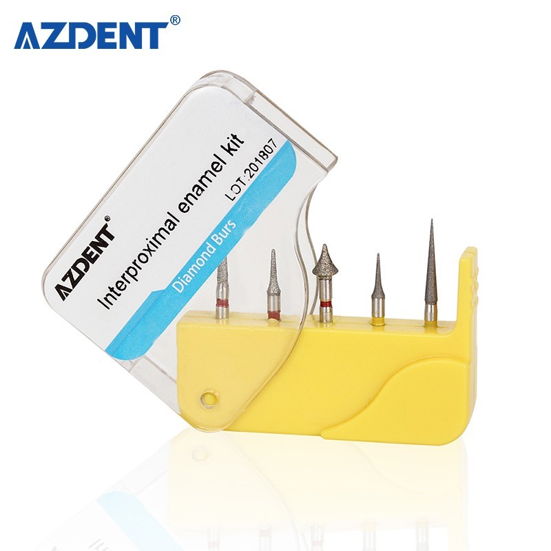 AZDENT Dental FG Burs For Ortho Interproximal Enamel Stripping 4:1 Contra Angle