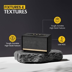1 Quart Black Speaker Paint, Professional Texture Coating for Road Cases New