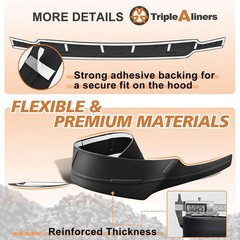 Hood Deflector Protector Compatible with Chevy Colorado 2023 2024 2025 2026 Acce