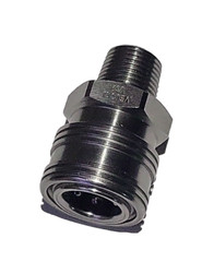 Prima 3/8 NPT Quick Connect Coupler Male Stainless Steel – MTM Veloci – USA