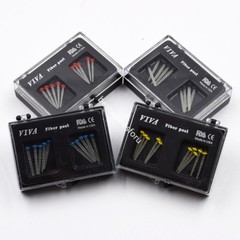 1 Box/10 Pcs Dental Glass Screw Thread Fiber Post Single Refilled Size To Choose