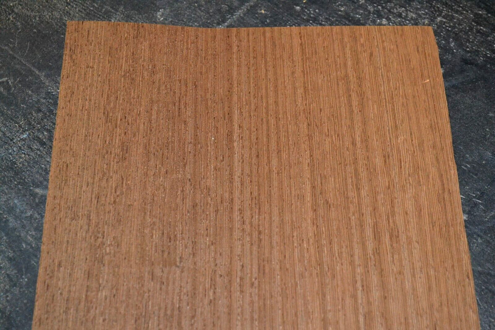 Wenge Raw Wood Veneer Sheet 9.5 x 49 inches 1/42nd thick 7682-41