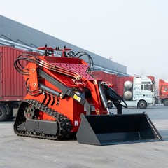 2645Lbs PRO-Dual-Levers 3-Pumps Auto-Self-Leveling Tracked 23HP Skid Steer EPA