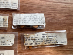 Ceramic capacitors – Various values and voltages (for hobbyists)