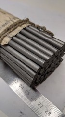 Graphite Rod 99.9% Carbon Rod, Graphite Electrode 25pcs 1/4”x10 ”6x250mm
