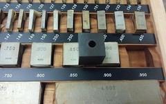 81 PCS/SET SQUARE GAGE BLOCK SET grade 3 (A-), w.NIST Equivalent certificate-new