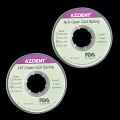 AZDENT Dental Ortodontic Niti Open Coil Springs 012*030/010*030 914mm(3feets)