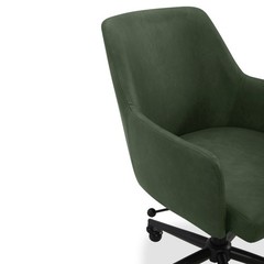 Greyson Office Chair Olive Upholstered Swivel Adjustable Desk Chair